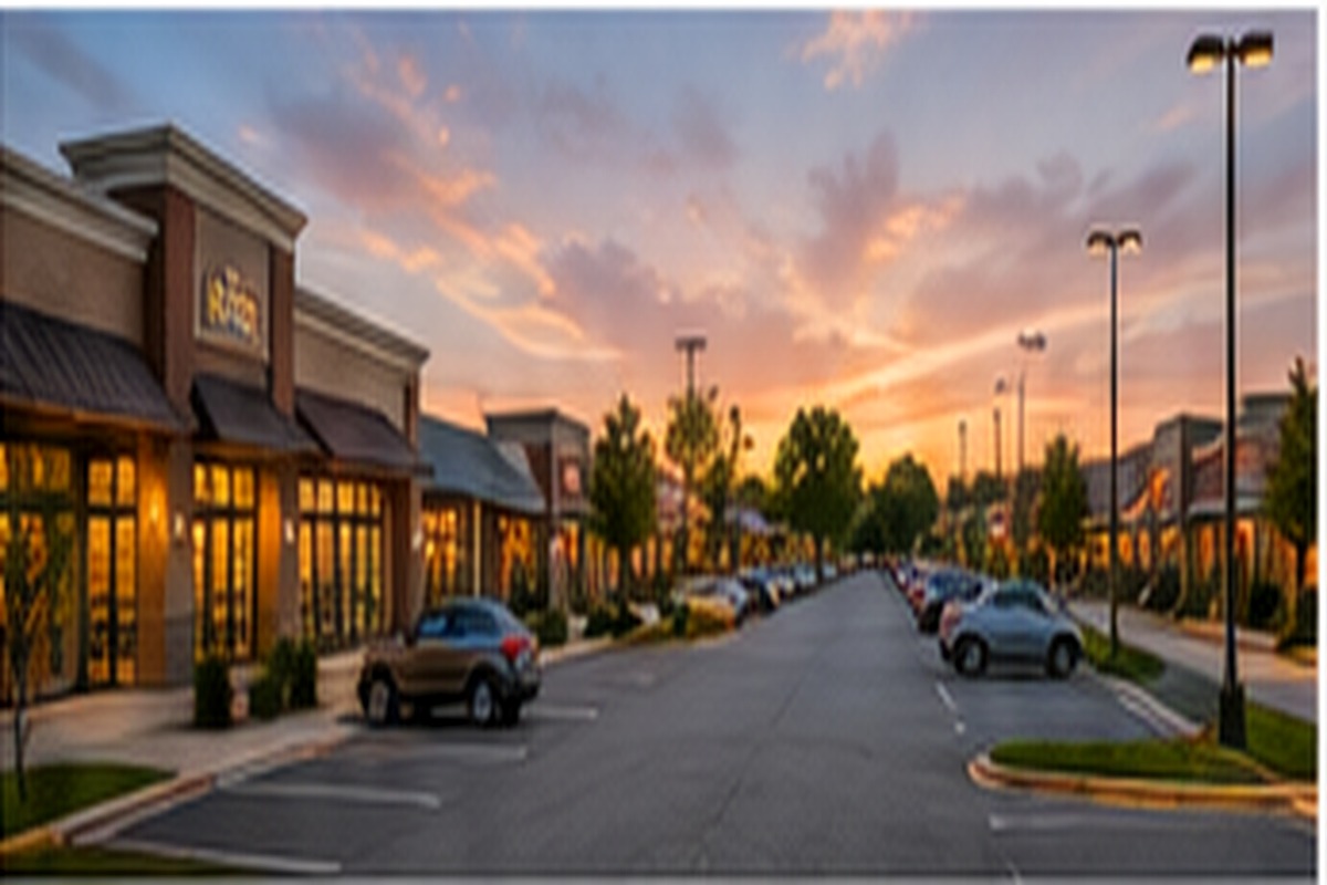 Representative nearby shops and everyday services